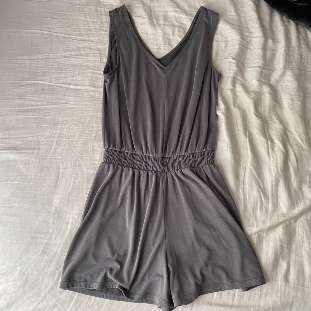 Gray romper